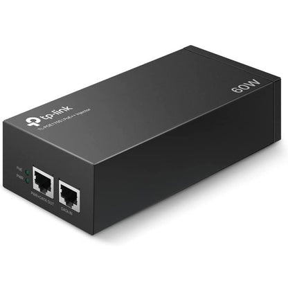 TP-Link TP-Link TL-PoE170S - Injecteur PoE Gigabit 802.3at/af/bt - Adaptateur non-PoE vers PoE - Fournit jusqu'à 60 W (PoE++) - Plug &amp; Play - Montage sur bureau/mural - Distance jusqu'à 328 pi - Certifié UL - Noir TL-POE170S