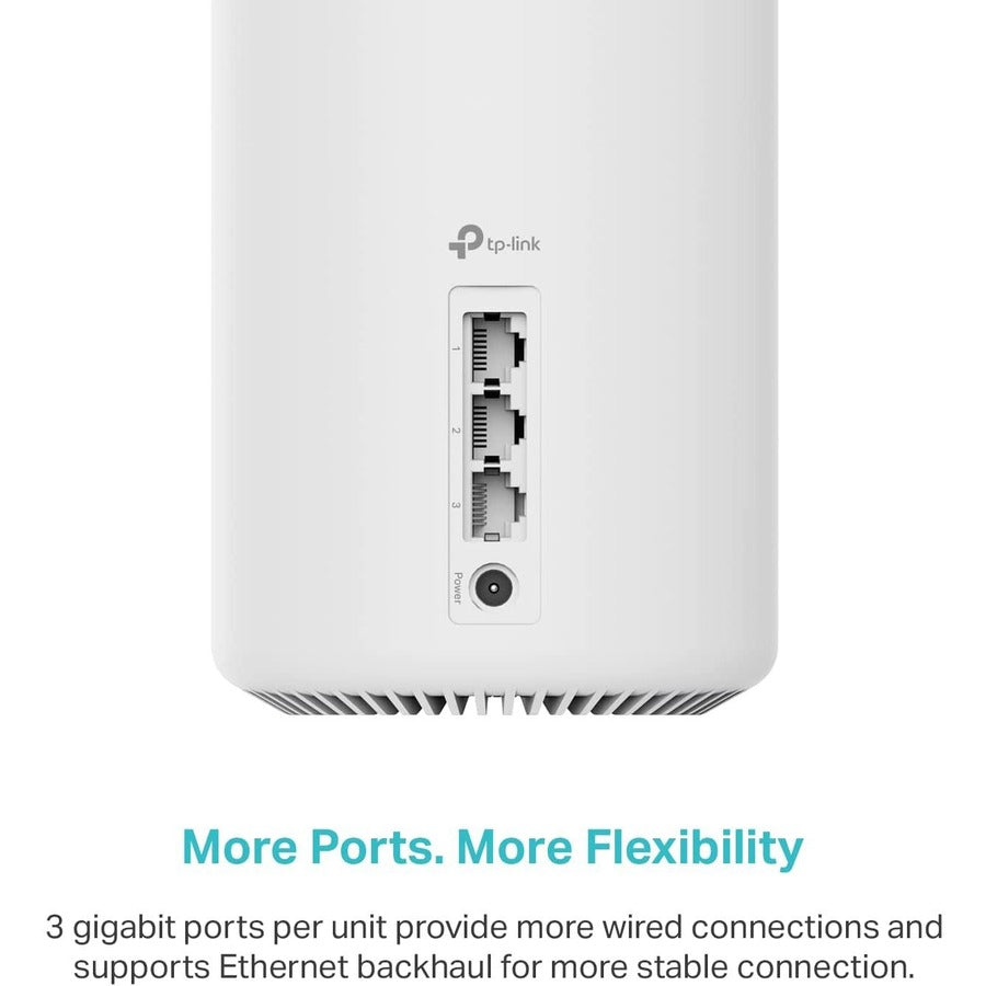 Routeur sans fil Ethernet TP-Link Deco XE75 AXE5400 Wi-Fi 6E IEEE 802.11ax DECO XE75 (PACK DE 2)