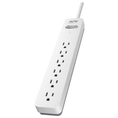 APC by Schneider Electric Essential SurgeArrest 6 prises 6 pieds cordon 120 V, blanc et gris PE66WG