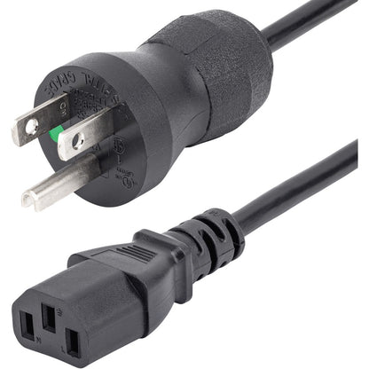 StarTech.com Cordon d'alimentation de qualité hospitalière de 3 m, 18 AWG, NEMA 5-15P vers C13, 10 A 125 V, câble d'alimentation médical Green Dot, câble d'alimentation pour moniteur PXTMG10110