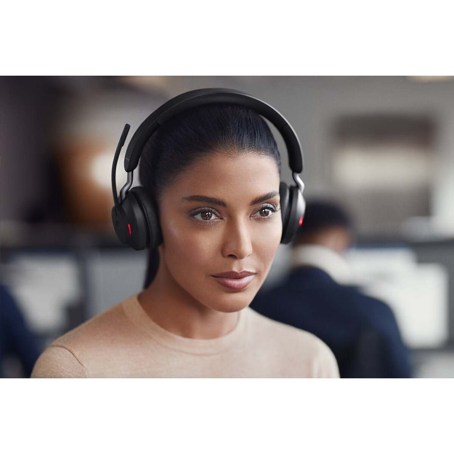 Casque stéréo USB-A Jabra Evolve2 65 MS Beige 26599-999-998