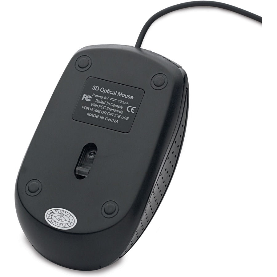 Souris optique filaire pour ordinateur portable Verbatim Bravo 98106
