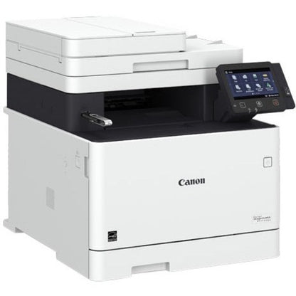 Canon imageCLASS MF740 MF741Cdw Laser Multifunction Printer-Color-Copier/Scanner-ppm Mono/28 ppm Color Print-600x600 dpi Print-Automatic Duplex Print-300 sheets Input-600 dpi Optical Scan-Wireless LAN-Near Field Communication (NFC)-Mopria 3101C015