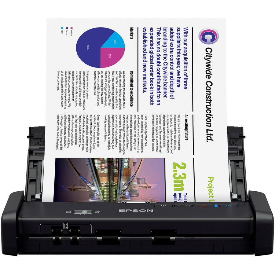 Scanner à feuilles Epson DS-320 - 600 dpi optique B11B243201