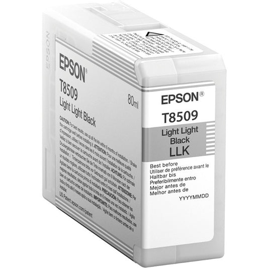 Cartouche d'encre à jet d'encre d'origine Epson UltraChrome HD T850 - Pack noir clair T850900