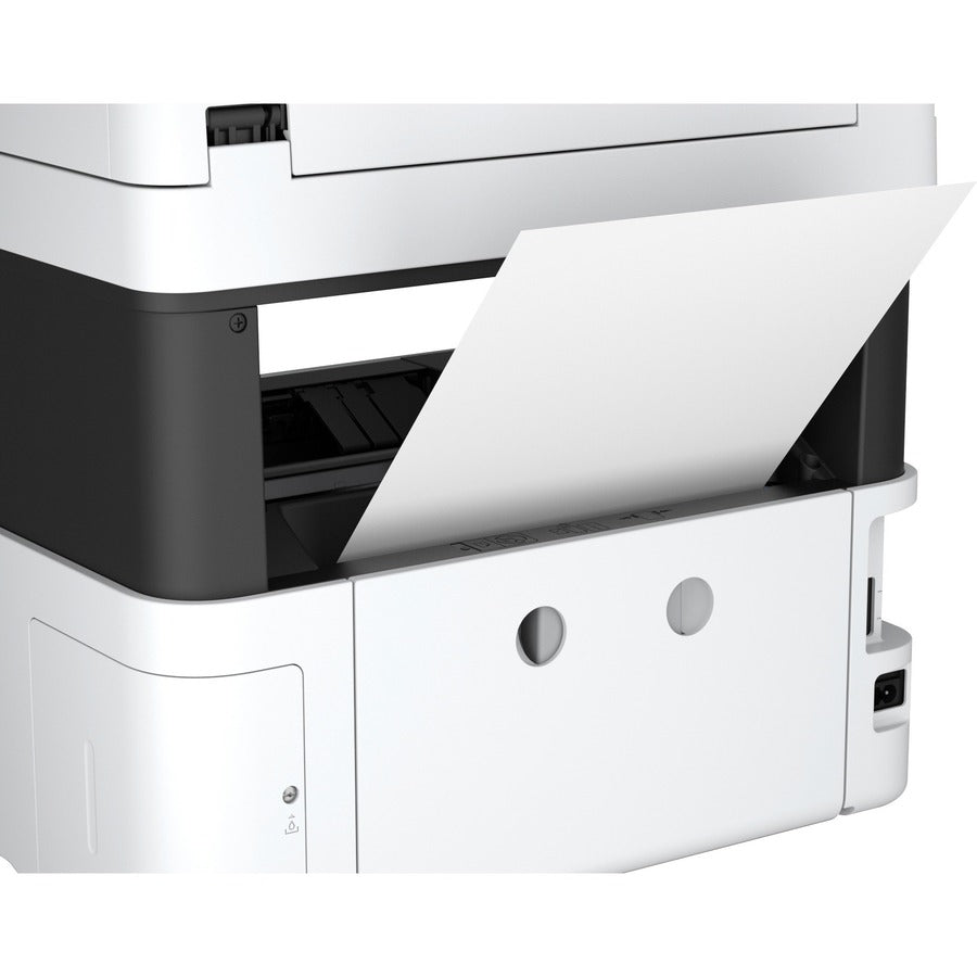 Epson WorkForce ST-M3000 Monochrome Multifunction Supertank Printer. Cartridge Free MFP with ADF & Fax Inkjet copier/Fax/Scanner-1200x2400 dpi Print-Automatic Duplex Print-1200 dpi Optical Scan-20 ppm-Up to 23k pages of ink-Wireless LAN C11CG93201