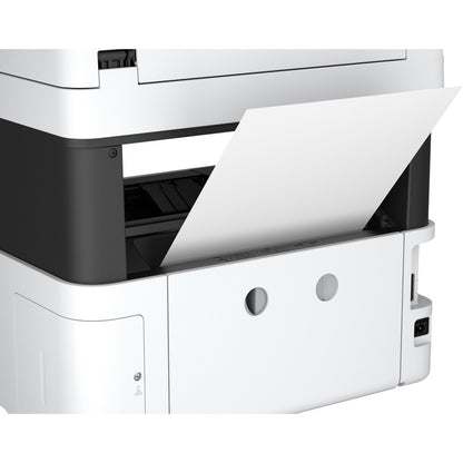 Epson WorkForce ST-M3000 Monochrome Multifunction Supertank Printer. Cartridge Free MFP with ADF & Fax Inkjet copier/Fax/Scanner-1200x2400 dpi Print-Automatic Duplex Print-1200 dpi Optical Scan-20 ppm-Up to 23k pages of ink-Wireless LAN C11CG93201