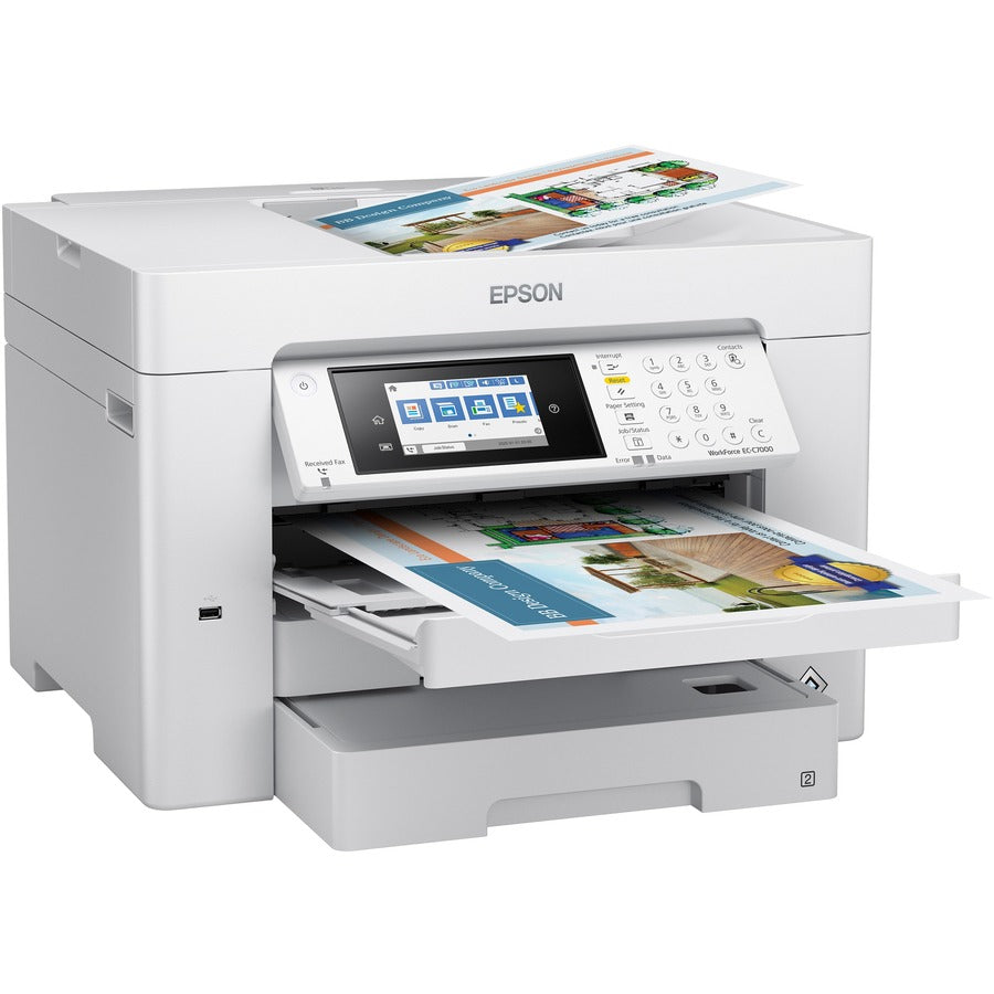 Epson WorkForce EC-C7000 Inkjet Multifunction Printer - Color C11CH67202