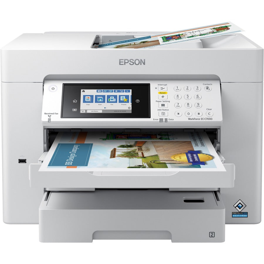 Epson WorkForce EC-C7000 Inkjet Multifunction Printer - Color C11CH67202