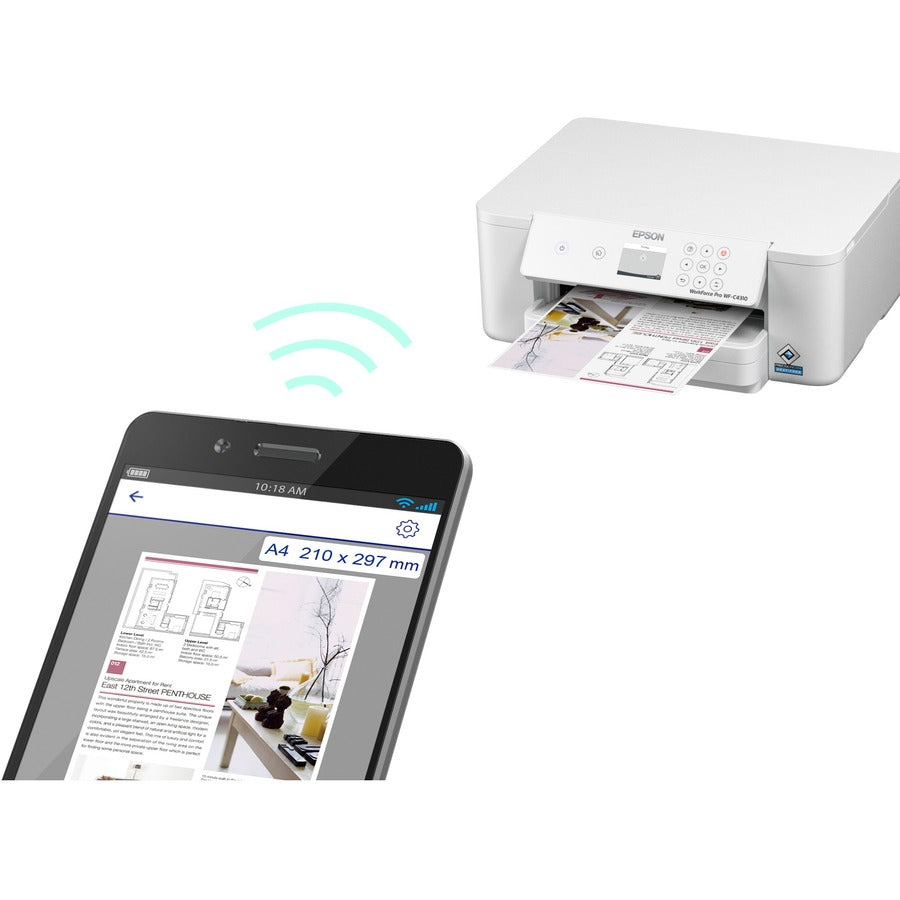 Epson WorkForce Pro WF-C4310 Desktop Wireless Inkjet Printer - Color C11CK18201