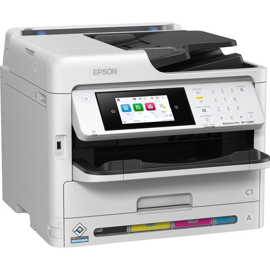 Epson WorkForce Pro WF-C5890 Wireless Inkjet Multifunction Printer - Color C11CK23201