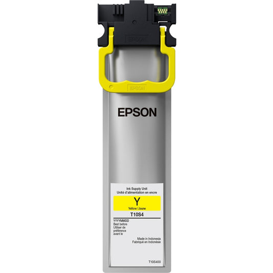 Cartouche d'encre à jet d'encre d'origine Epson DURABrite Ultra T10S à rendement standard - Jaune - 1 unité T10S400