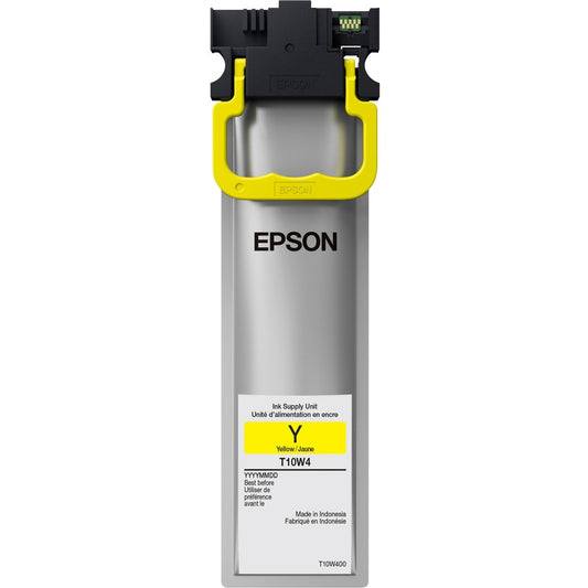 Cartouche d'encre à jet d'encre haute capacité d'origine Epson DURABrite Ultra T10W - Jaune - 1 unité T10W400
