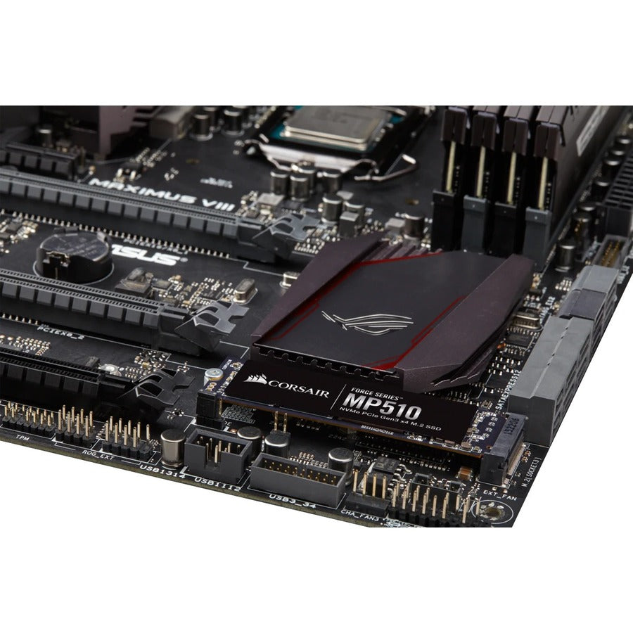 Disque SSD Corsair Force MP510 4 To - M.2 2280 interne - PCI Express NVMe (PCI Express NVMe 3.0 x4) CSSD-F4000GBMP510