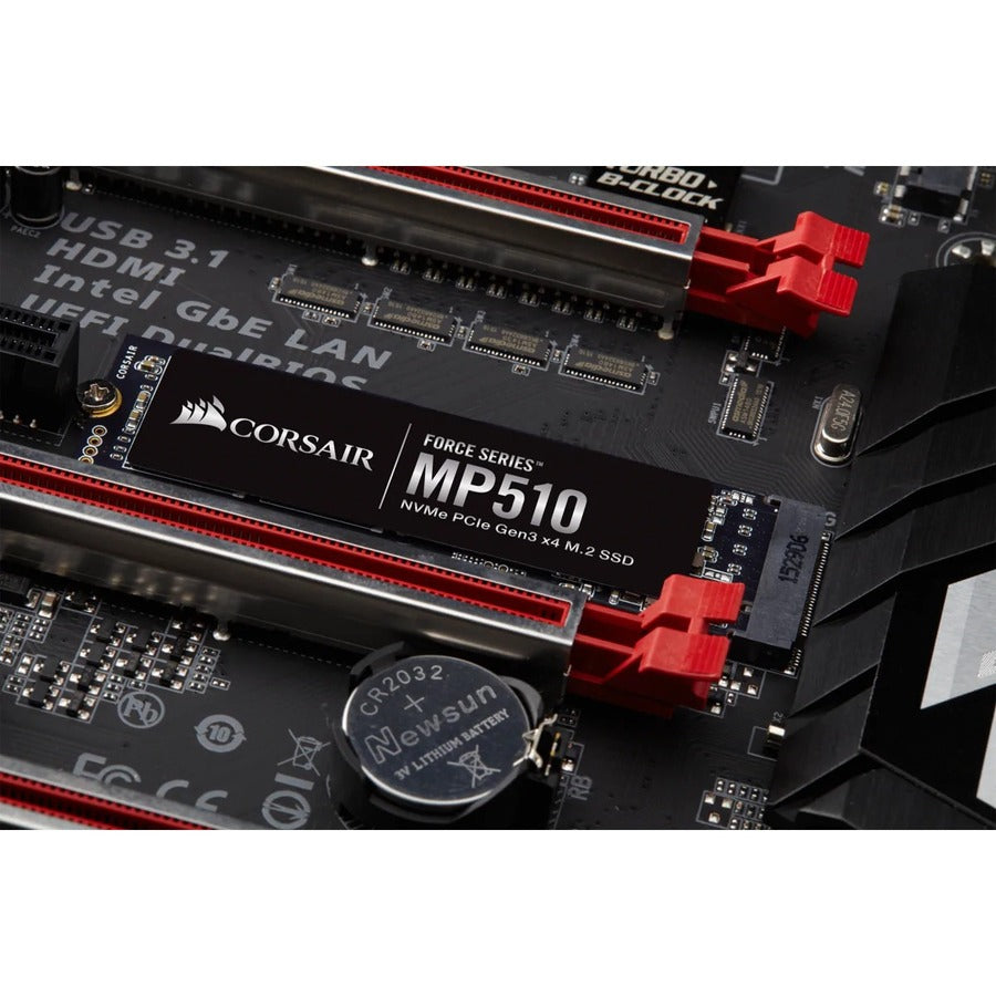 Disque SSD Corsair Force MP510 4 To - M.2 2280 interne - PCI Express NVMe (PCI Express NVMe 3.0 x4) CSSD-F4000GBMP510
