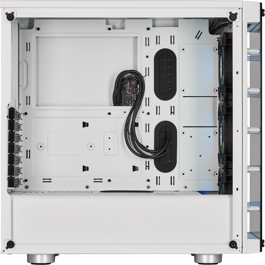 Corsair iCUE 465X RGB Mid-Tower ATX Smart Case - White CC-9011189-WW