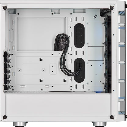 Corsair iCUE 465X RGB Mid-Tower ATX Smart Case - White CC-9011189-WW