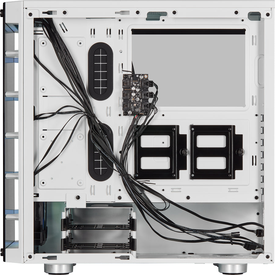 Corsair iCUE 465X RGB Mid-Tower ATX Smart Case - White CC-9011189-WW