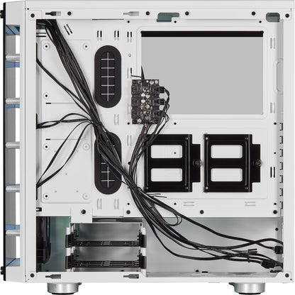 Corsair iCUE 465X RGB Mid-Tower ATX Smart Case - White CC-9011189-WW