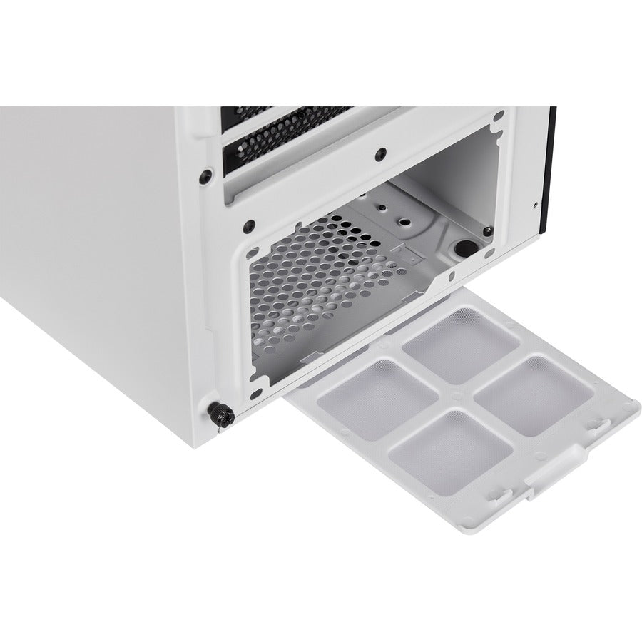 Corsair iCUE 465X RGB Mid-Tower ATX Smart Case - White CC-9011189-WW