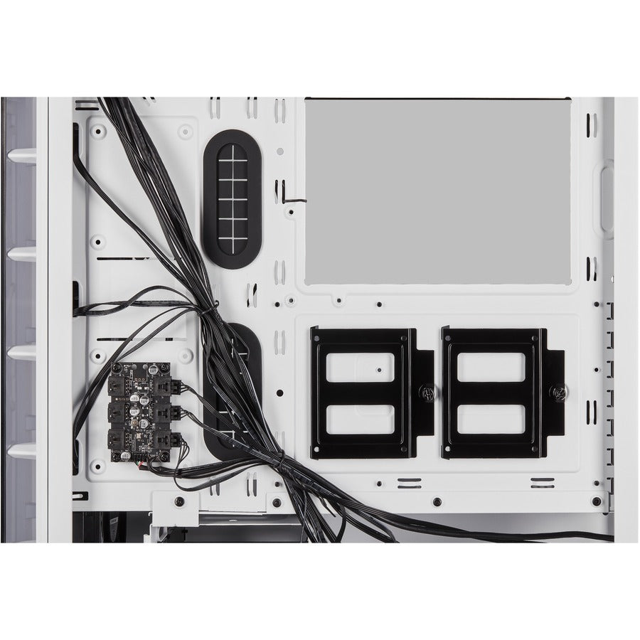 Corsair iCUE 465X RGB Mid-Tower ATX Smart Case - White CC-9011189-WW