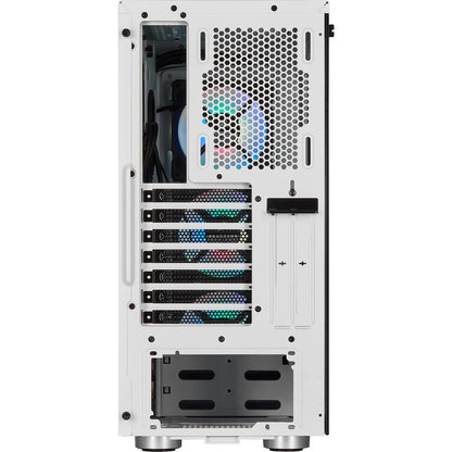 Corsair iCUE 465X RGB Mid-Tower ATX Smart Case - White CC-9011189-WW