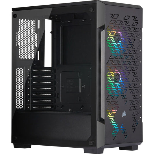 Boîtier intelligent moyen tour en verre trempé Corsair iCUE 220T RGB Airflow - Noir CC-9011173-WW
