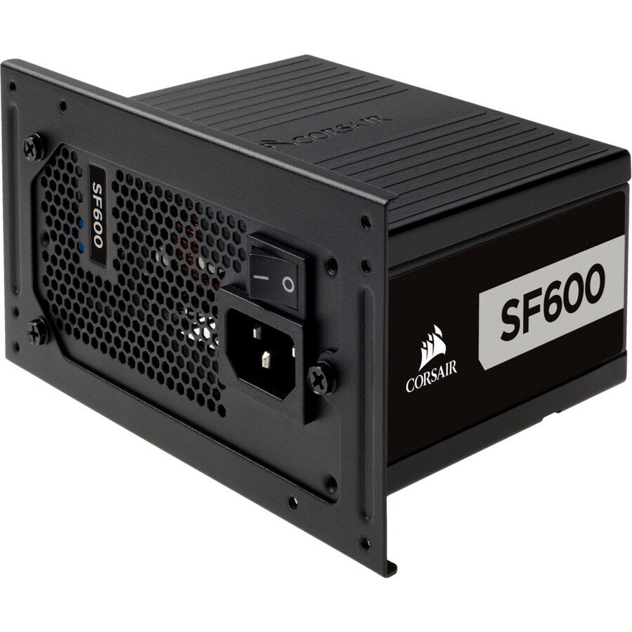 Corsair SF Series SF600 - Bloc d'alimentation SFX hautes performances certifié 80 PLUS Platinum de 600 W CP-9020182-NA