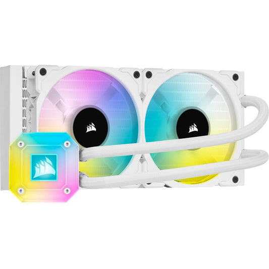 Refroidisseur liquide pour processeur Corsair iCUE H100i ELITE CAPELLIX - Blanc CW-9060050-WW