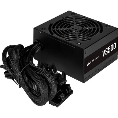 Corsair VS Series VS500 - Bloc d'alimentation ATX non modulaire certifié 80 PLUS de 500 W CP-9020223-NA
