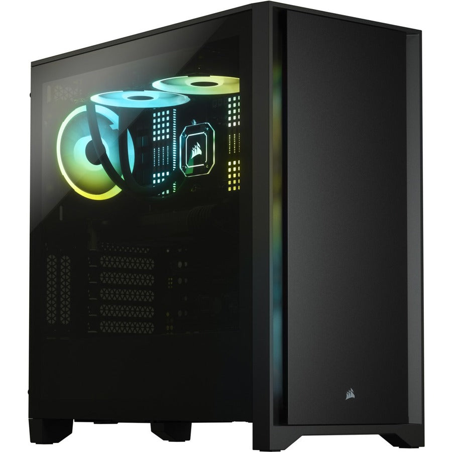 Boîtier ATX moyen-tour en verre trempé Corsair 4000D - Noir CC-9011198-WW