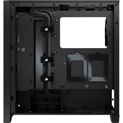 Boîtier ATX moyen-tour en verre trempé Corsair 4000D - Noir CC-9011198-WW