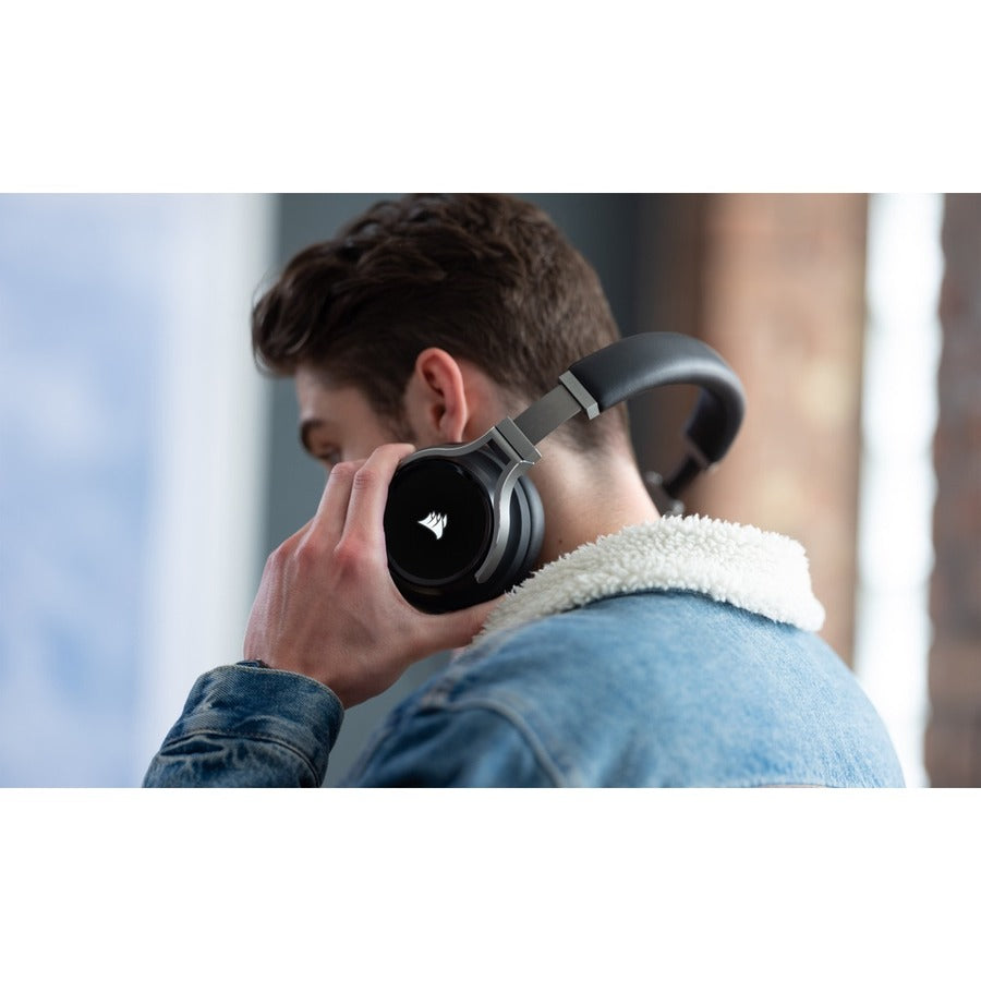 Casque de jeu haute fidélité Corsair VIRTUOSO RGB WIRELESS - Carbone CA-9011185-NA
