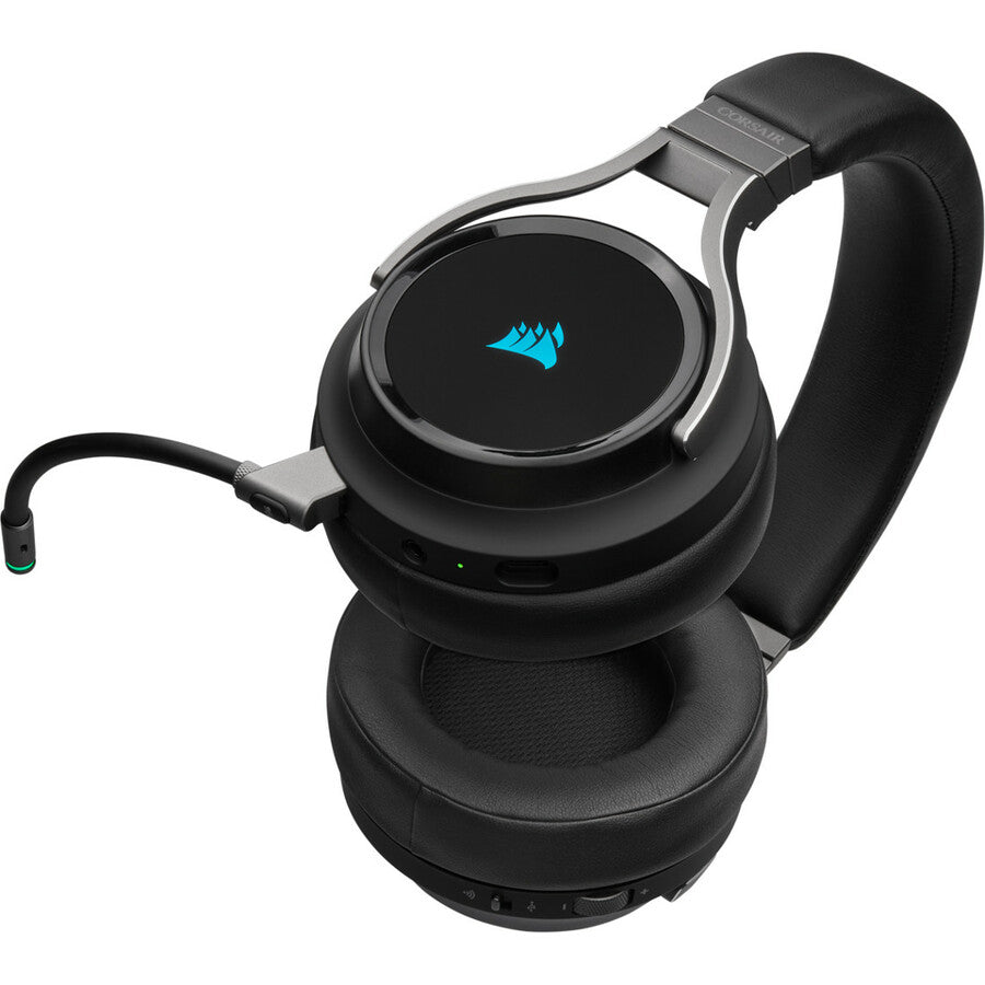 Casque de jeu haute fidélité Corsair VIRTUOSO RGB WIRELESS - Carbone CA-9011185-NA