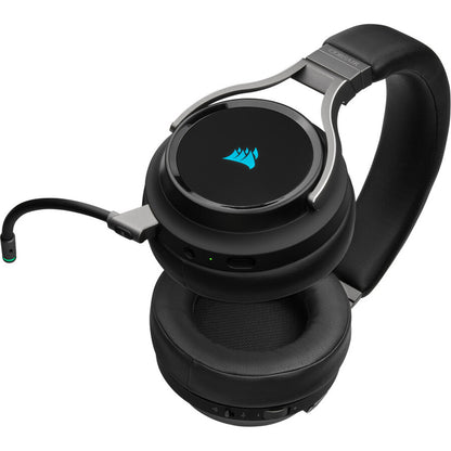 Casque de jeu haute fidélité Corsair VIRTUOSO RGB WIRELESS - Carbone CA-9011185-NA