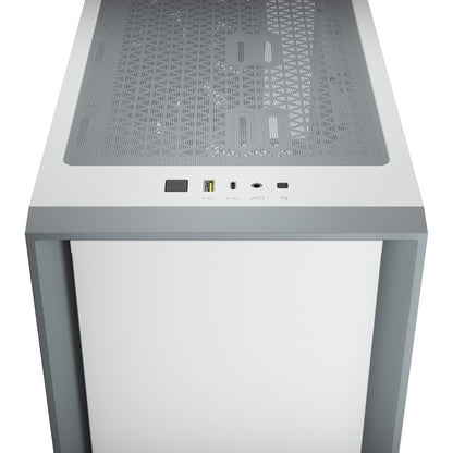 Corsair 4000D Tempered Glass Mid-Tower ATX Case - White CC-9011199-WW
