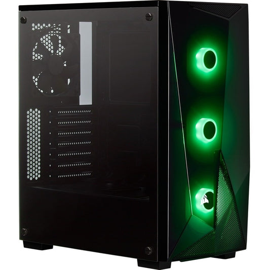 Boîtier de jeu ATX moyen-tour en verre trempé Corsair Carbide Series SPEC-DELTA RGB - Noir CC-9011166-WW