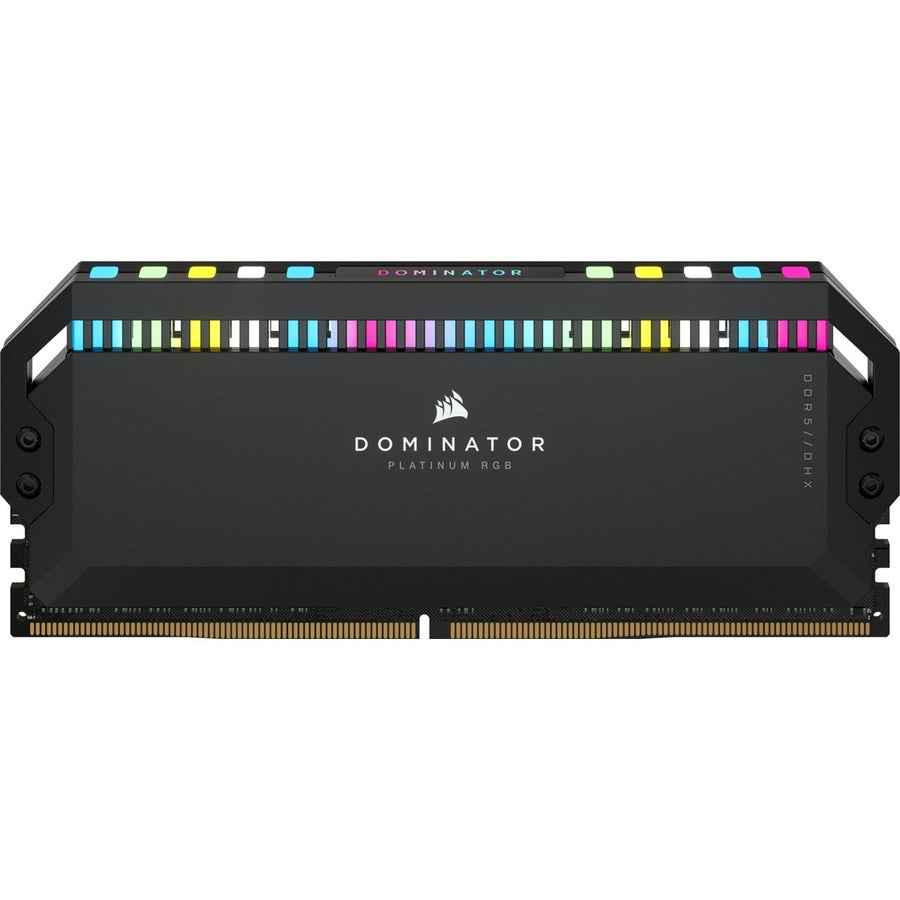 Corsair Dominator Platinum RGB 64GB (2 x 32GB) DDR5 DRAM 5200MHz C40 Memory Kit - Black CMT64GX5M2B5200C40