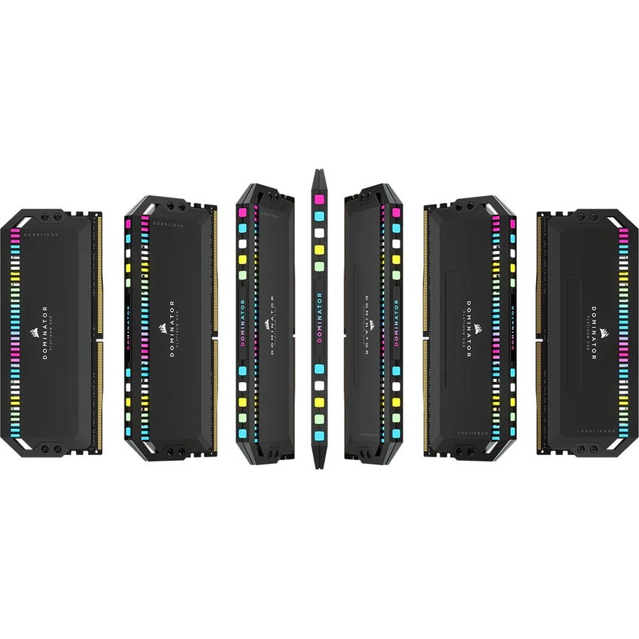 Corsair Dominator Platinum RGB 64GB (2 x 32GB) DDR5 DRAM 5200MHz C40 Memory Kit - Black CMT64GX5M2B5200C40