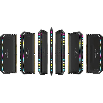 Corsair Dominator Platinum RGB 64GB (2 x 32GB) DDR5 DRAM 5200MHz C40 Memory Kit - Black CMT64GX5M2B5200C40