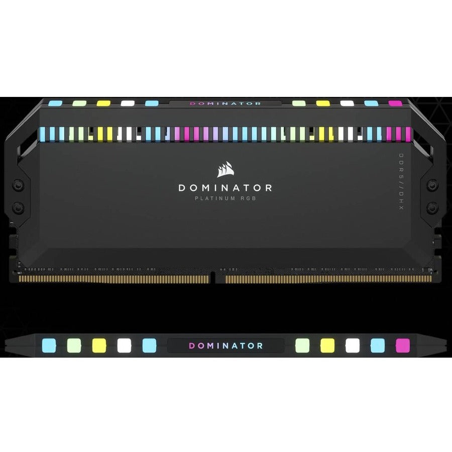 Corsair Dominator Platinum RGB 64GB (2 x 32GB) DDR5 DRAM 5200MHz C40 Memory Kit - Black CMT64GX5M2B5200C40