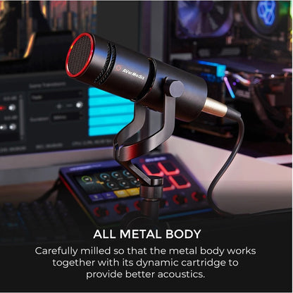 Microphone dynamique filaire AVerMedia Live Streamer MIC 330 AM330
