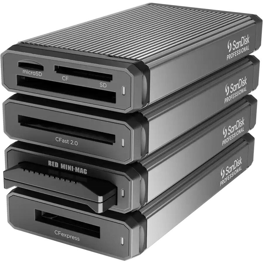 Lecteur SanDisk Professional PRO-READER RED MINI-MAG Edition SDPR4G8-0000-GBAND