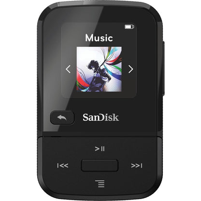 Lecteur MP3 SanDisk Clip Sport Go 16 Go Flash - Noir SDMX30-016G-G46K