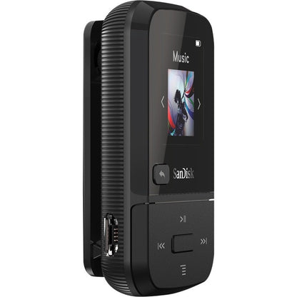 Lecteur MP3 SanDisk Clip Sport Go 16 Go Flash - Noir SDMX30-016G-G46K