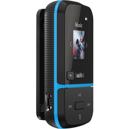 Lecteur MP3 SanDisk Clip Sport Go 32 Go Flash - Bleu SDMX30-032G-G46B