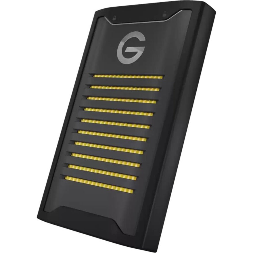 SanDisk Professional G-DRIVE ArmorLock SDPS41A-002T-GBANB 2 TB Portable Rugged Solid State Drive - M.2 External SDPS41A-002T-GBANB
