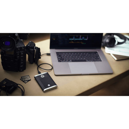 SanDisk Professional G-DRIVE Pro SDPS51F-500G-GBANB 500 GB Portable Solid State Drive - M.2 External SDPS51F-500G-GBANB