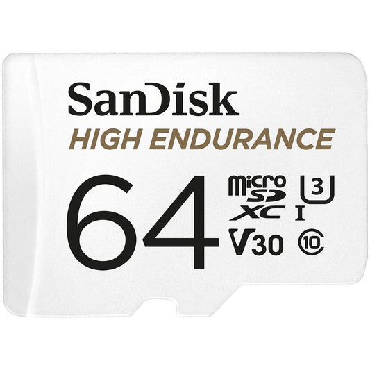 Carte microSD SanDisk High Endurance 64 Go SDSQQNR-064G-GN6IA
