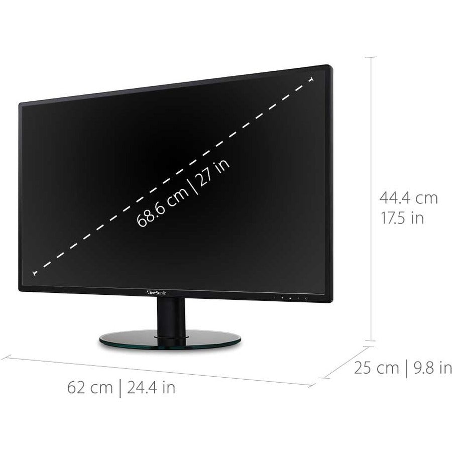 Moniteur LCD LED Full HD 27" ViewSonic VA2719-SMH - 16:9 - Noir VA2719-SMH